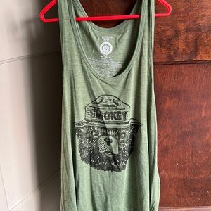 Smokey the bear tank top